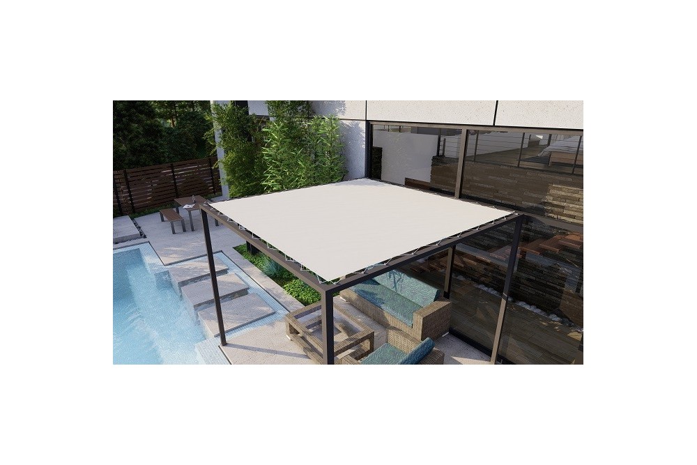 1 toile Orchestra MAX "Top 5" 7133 naturel avec oeillets périphérique- 470X380cm 1 toile Orchestra MAX "Top 5" 7133 naturel avec oeillets périphérique- 470X380cm