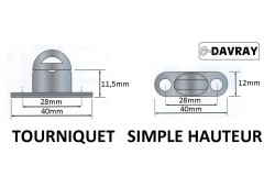 Tourniquets simple hauteur