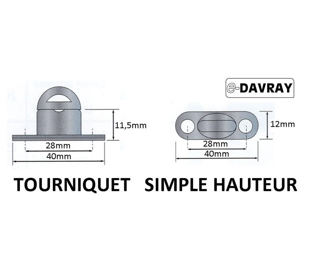 Equipièce : OEILLET POUR TOURNIQUET GM