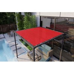 Toile extérieure avec œillets - Charlie - TeXext  662 Cherry Red