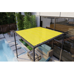 Toile extérieure avec œillets - Charlie - TeXext 655 Yellow