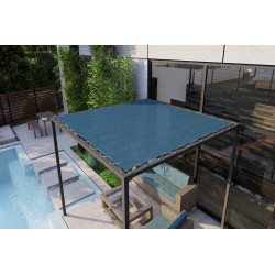 Toile extérieure avec œillets - Charlie - TeXext 624 Sky Blue