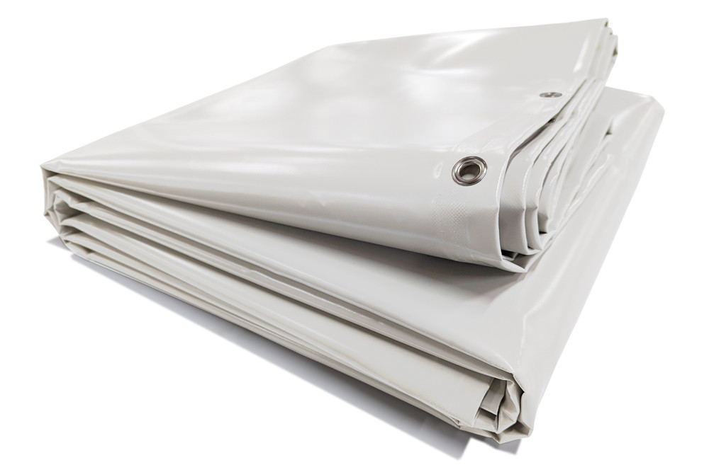 Bâche Blanche 6 X 12 M Avec œillets Métalliques – Protection Extérieure, Imperméable – Saturnia