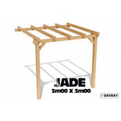 Pergola bois JADE 3m00 X 3m00