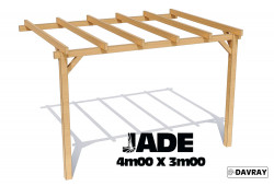 Pergola bois JADE 4m00 X 3m00