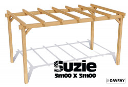 Pergola bois SUZIE 5m00 X 3m00