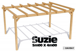 Pergola bois SUZIE 5m00 X 4m00