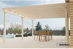 Pergola bois ROMY 6m00 X 5m00