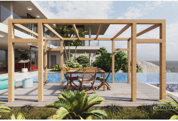 Pergola bois LISA 5m00 X 4m00