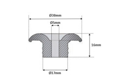 Dimensions des crochets champignons