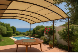 toile sur mesure pour pergola