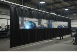 Rideau de séparation atelier de soudure