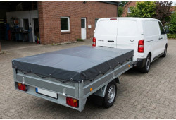 Bâche sur mesure pour remorque