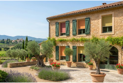 Store intérieur sur mesure toile colorée