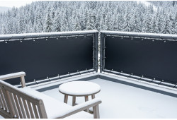 Brise vue et vent sur mesure pour balcon