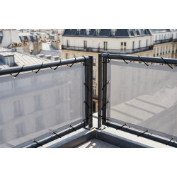 Brise vue et vent sur mesure pour rooftop