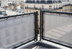 Brise vue et vent sur mesure pour rooftop