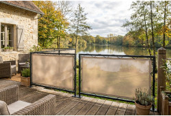 Brise vue et vent sur mesure pour terrasse
