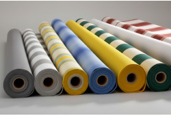 Toile extérieure au mètre pour store banne à rayures