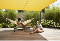 Voile d'ombrage sur mesure terrasse bois