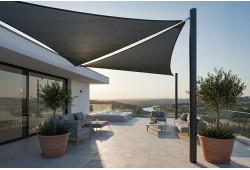 Voile d'ombrage standard triangulaire terrasse