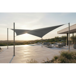 Voile d'ombrage TWIST sur mesure