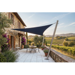 Mât inox 304L pour voile d'ombrage 