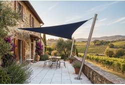 Mât inox 304L pour voile d'ombrage 