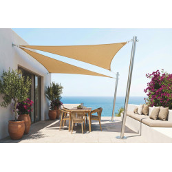 Mât inox 316L  pour voile d'ombrage