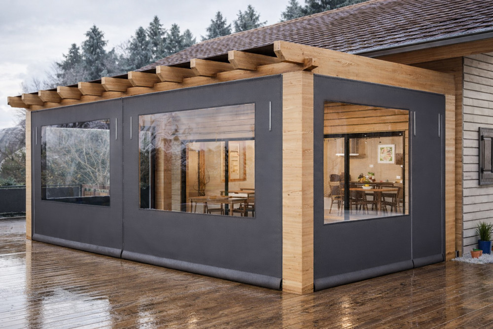 Bâche sur mesure pour terrasse