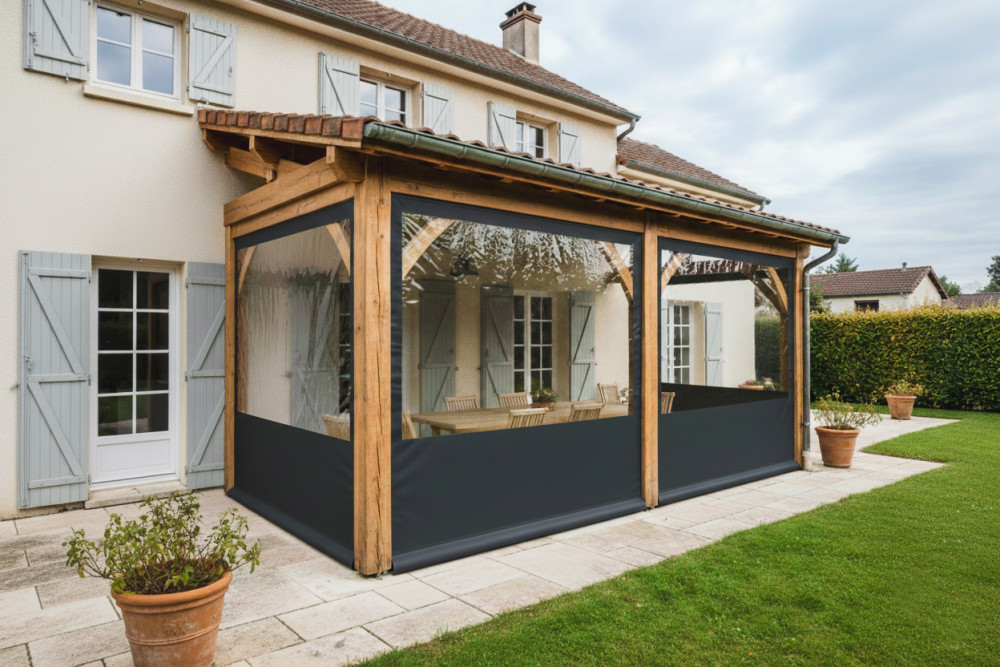 Bâche sur mesure pour terrasse