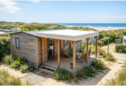 Bâche sur mesure pour mobilhome - Plage