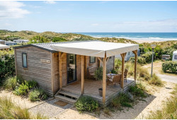Bâche sur mesure pour mobilhome - Plage