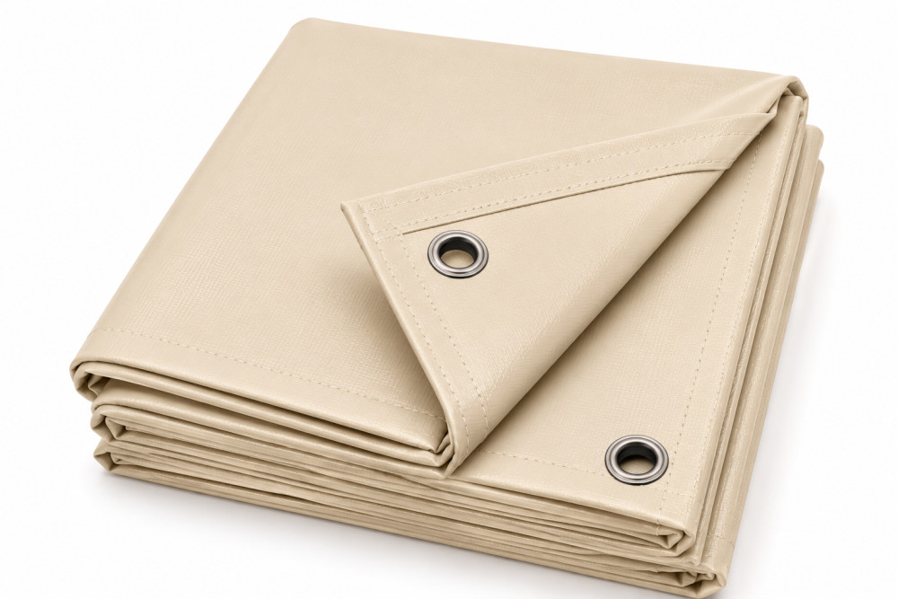 Bâche PVC 5x6 m LAC 640 beige 7458 RAL 1015