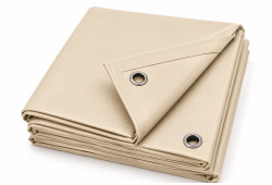Bâche PVC 5x6 m LAC 640 beige 7458 RAL 1015