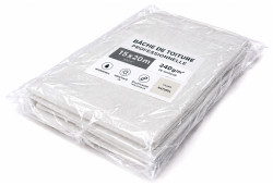 	Bâche de toiture 15x20 m avec œillets acier et ourlet renforcé