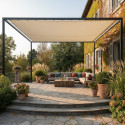 Toiles pergola aux dimensions prédéfinies