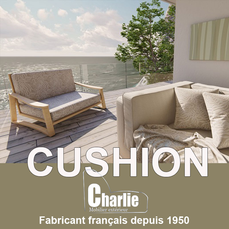 coussin exérieur fabriqué en France