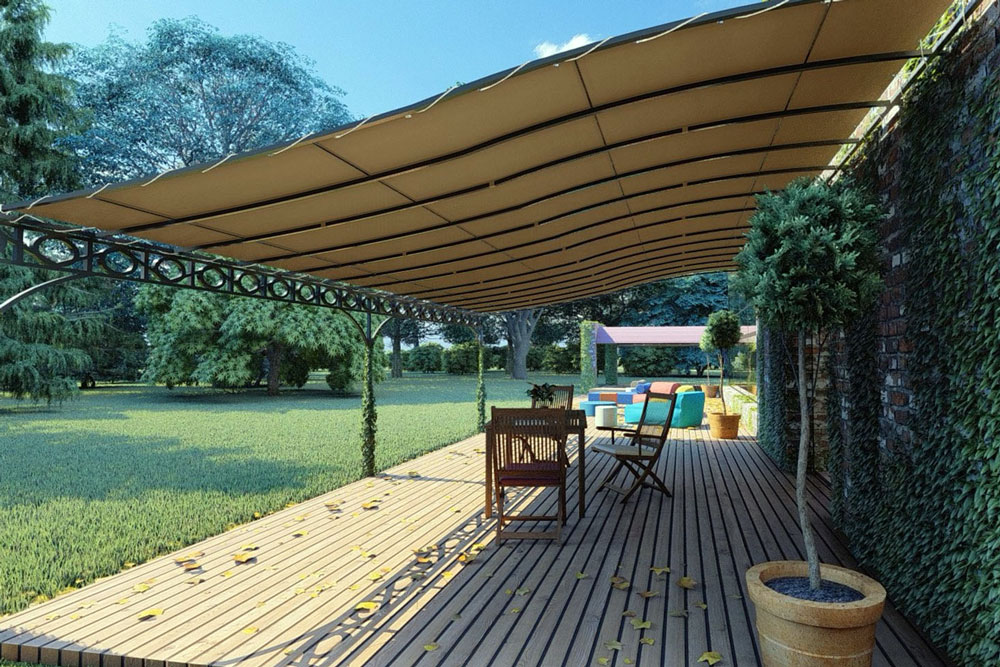 toile pour pergola