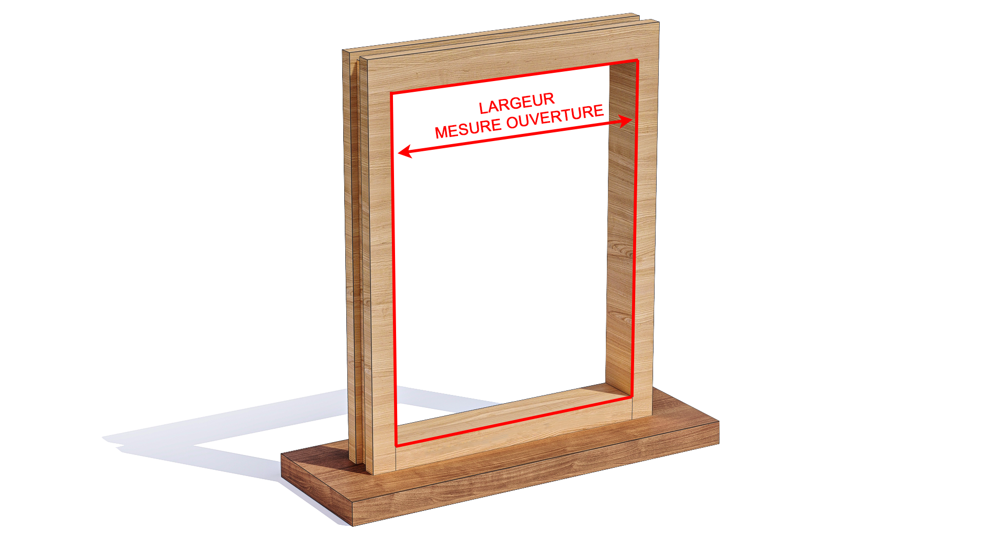 Largeur ouverture moustiquaire verticale