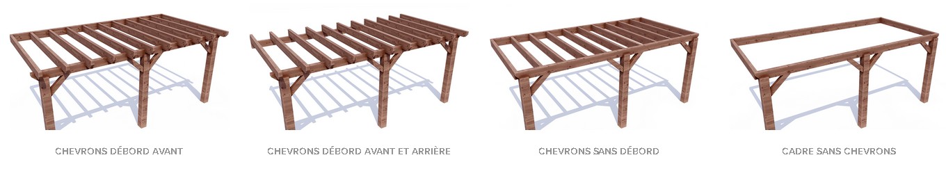 les différents modèles de pergola bois