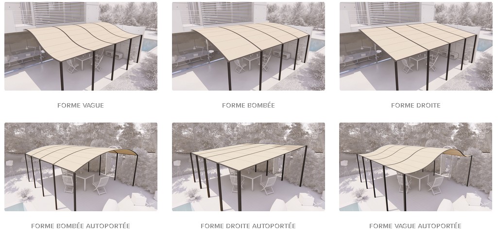 les différents modèles de pergolas métalliques