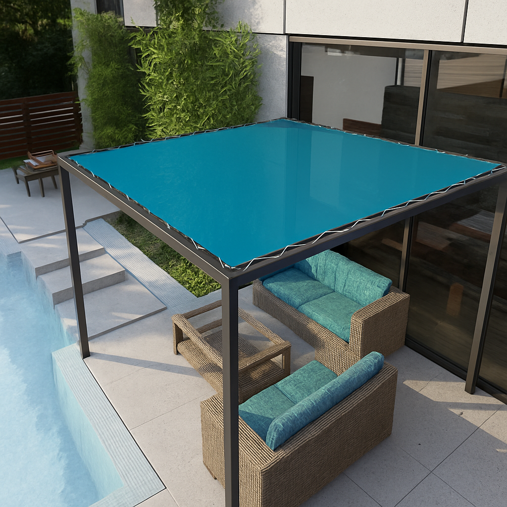 toile sur mesure avec oeillets