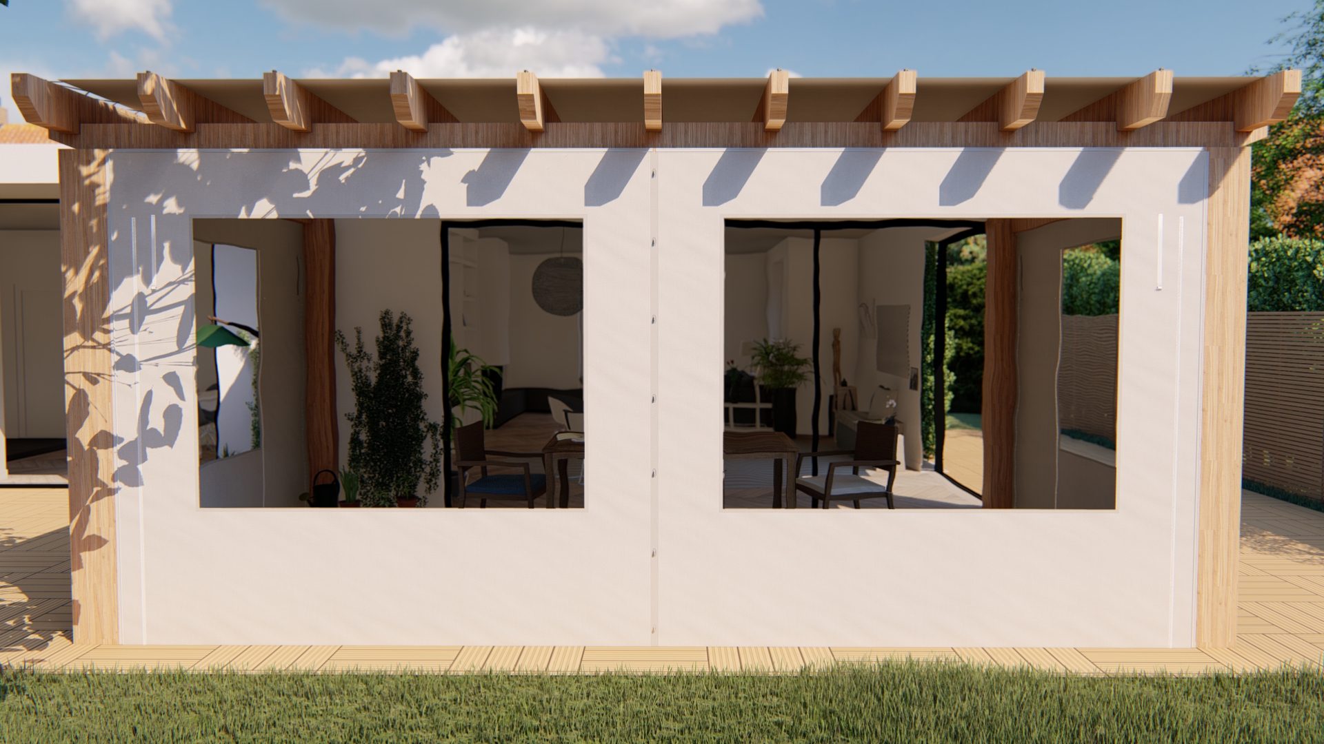 bâche sur mesure pour terrasse