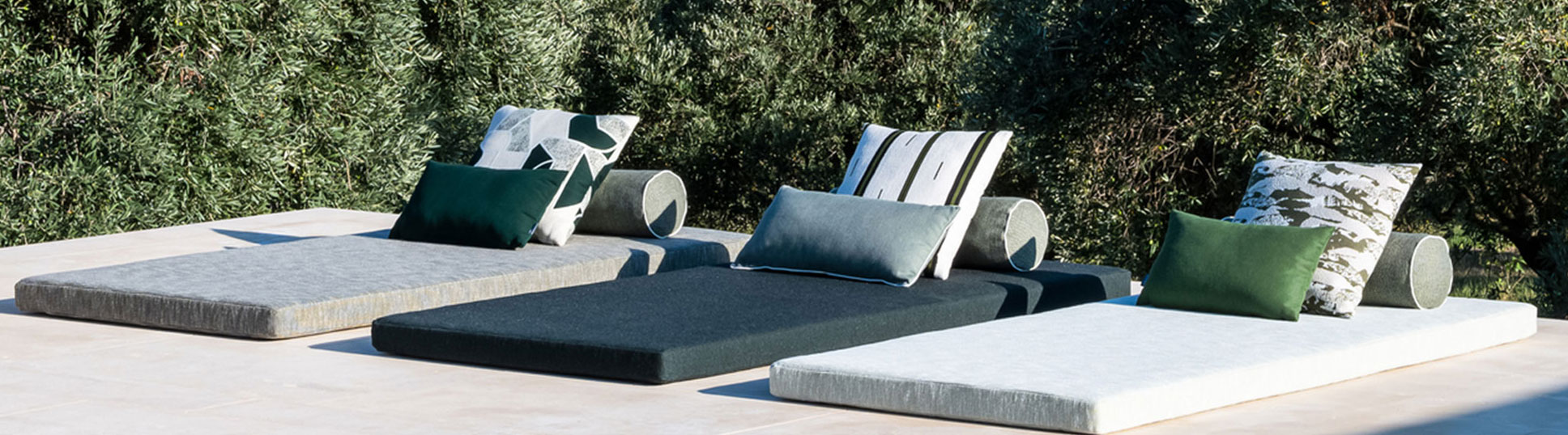 coussin sur mesure pour l'intérieur et l'extérieur