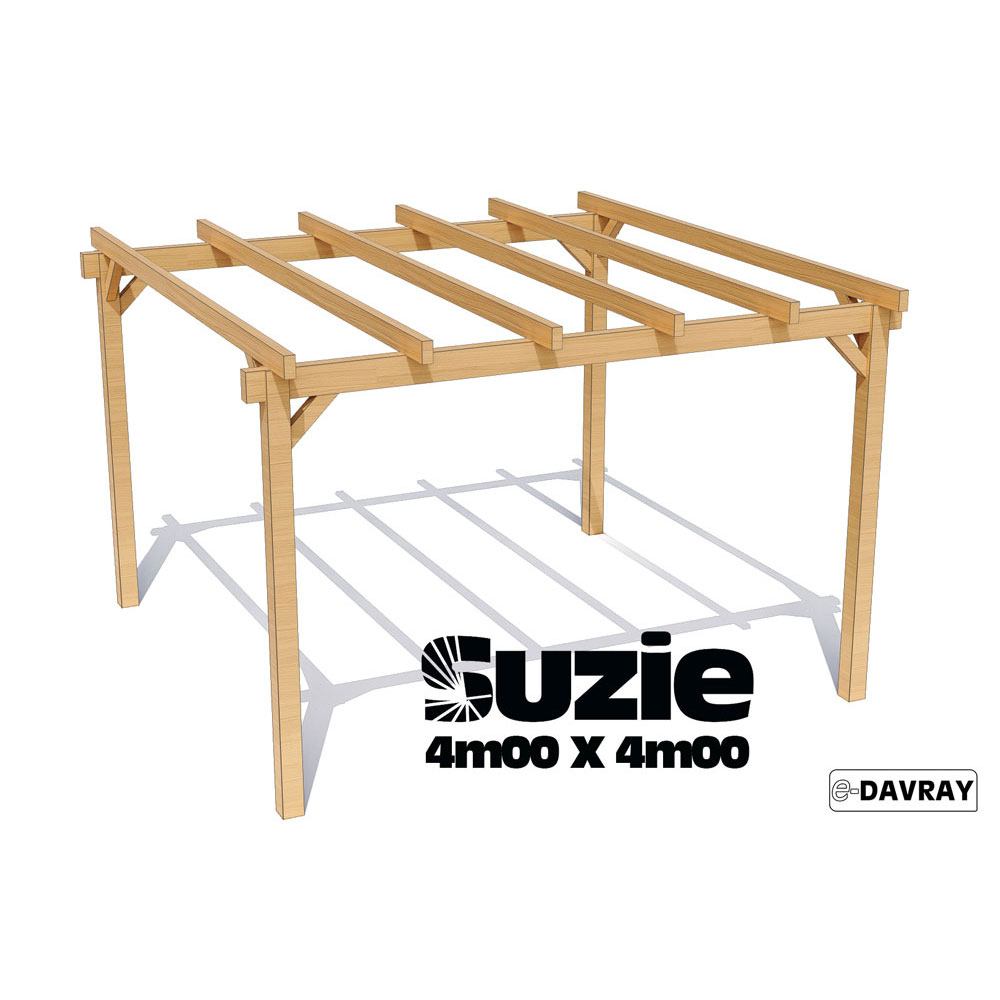 pergola auto-portée 4mx3m Suzie