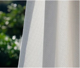 Rideau sur mesure gamme atlas sunbrella