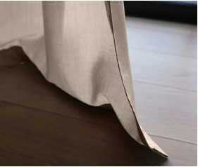 Rideau sur mesure gamme velum sunbrella
