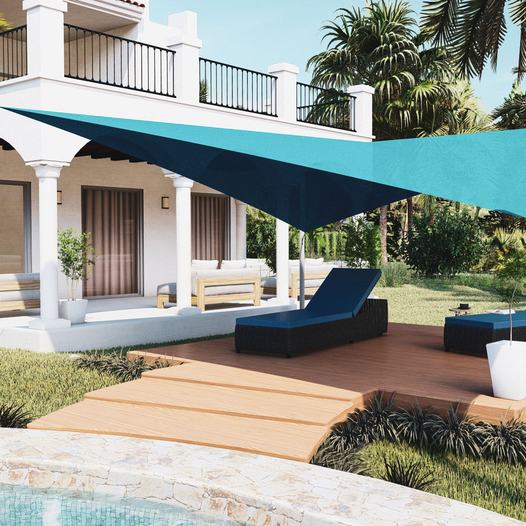 voile d'ombrage twist