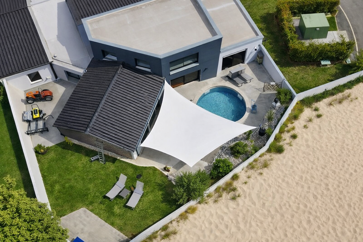 bâche sur mesure - voile d'ombrage